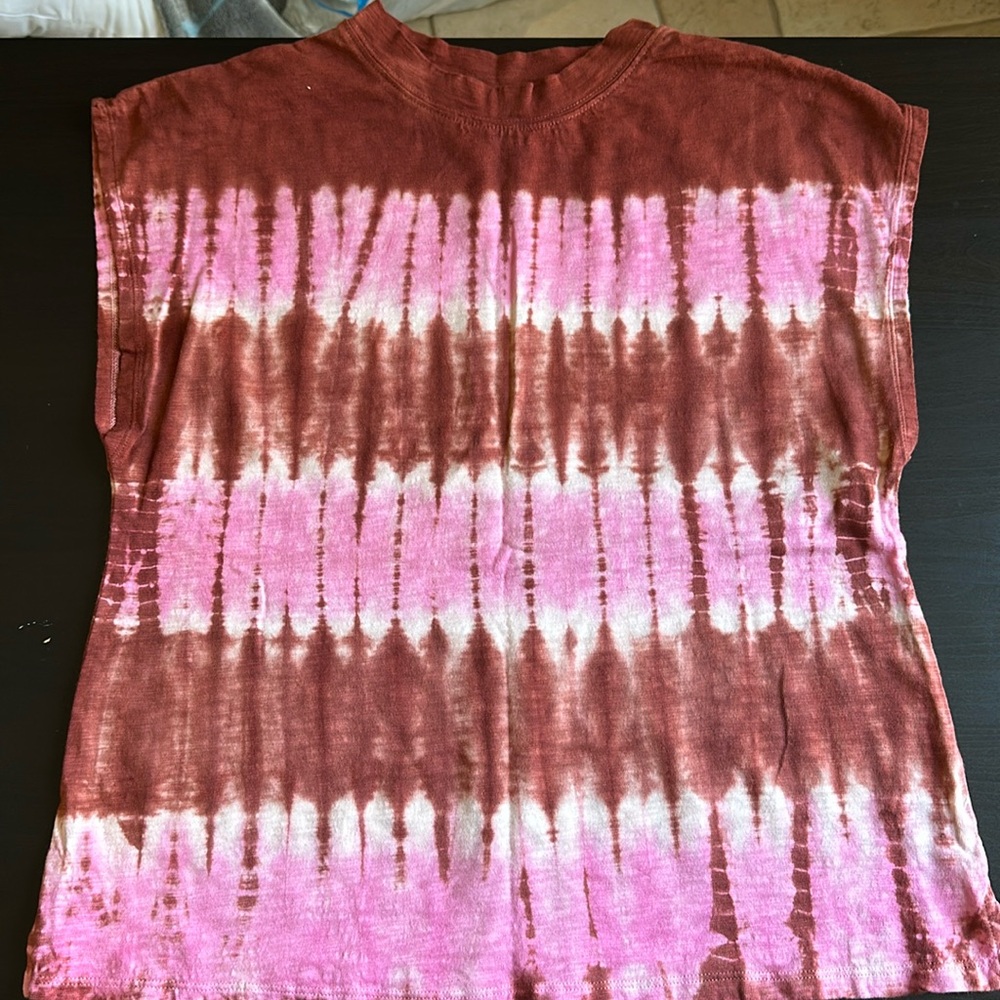 Tie dyed muscle tee